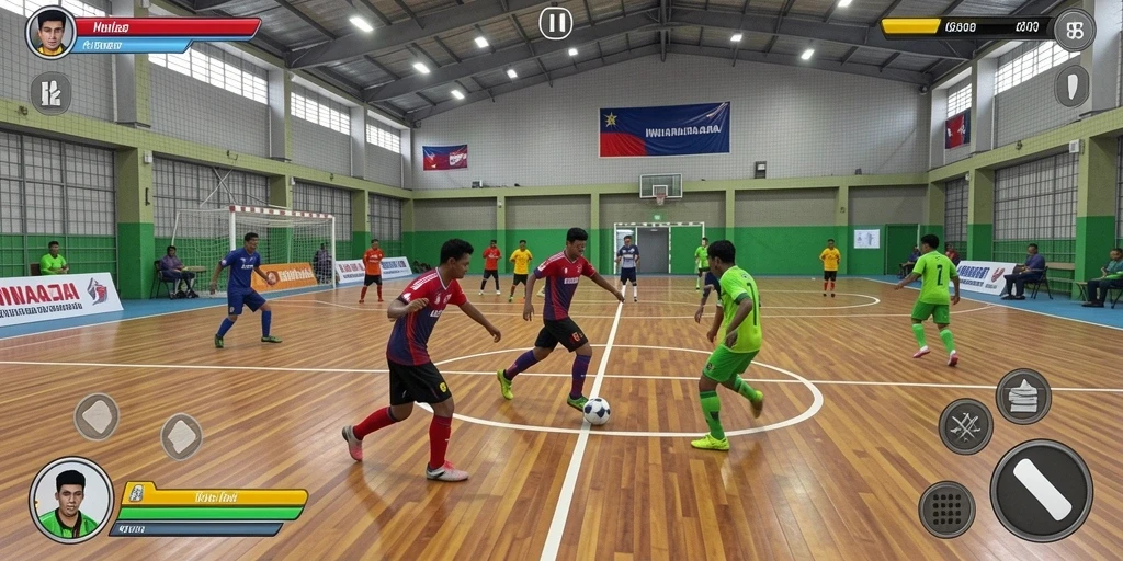 Bermain dengan teman secara online.