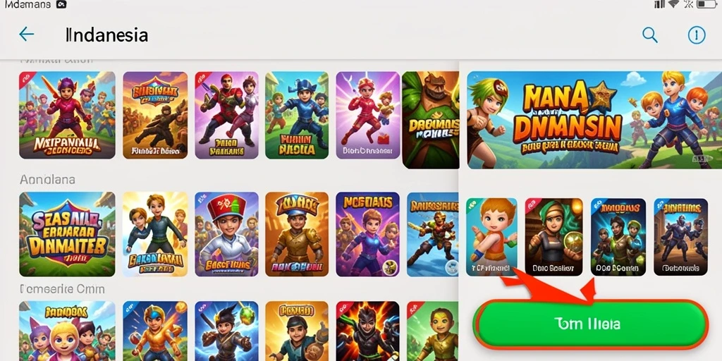 Screenshot dari tantangan yang menegangkan dan seru.