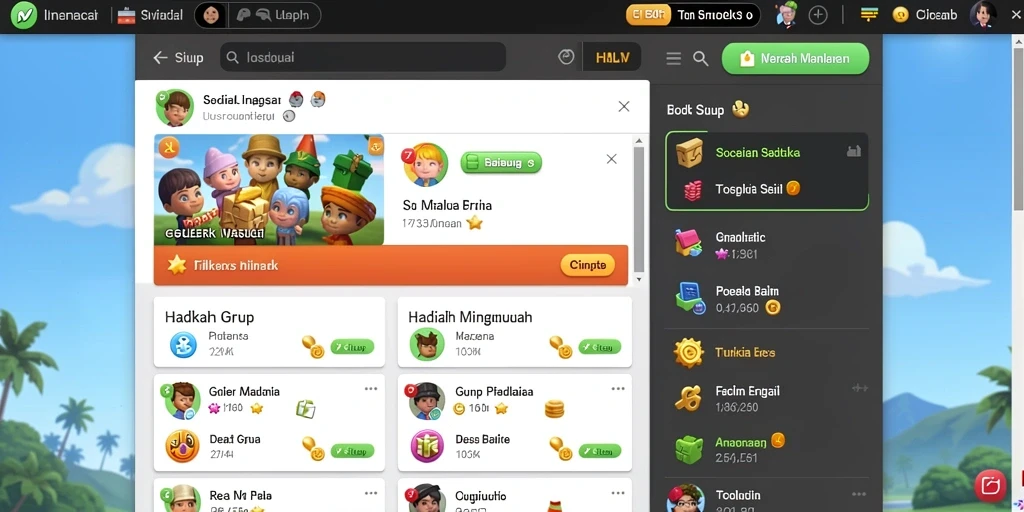Fitur multiplayer untuk bermain bersama teman.