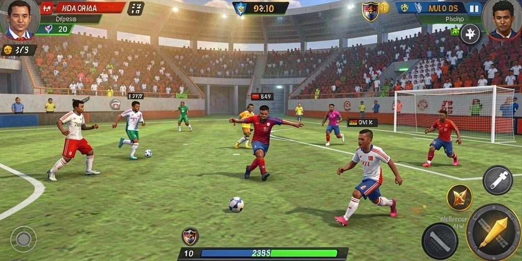 Tantangan seru di setiap level yang berbeda.