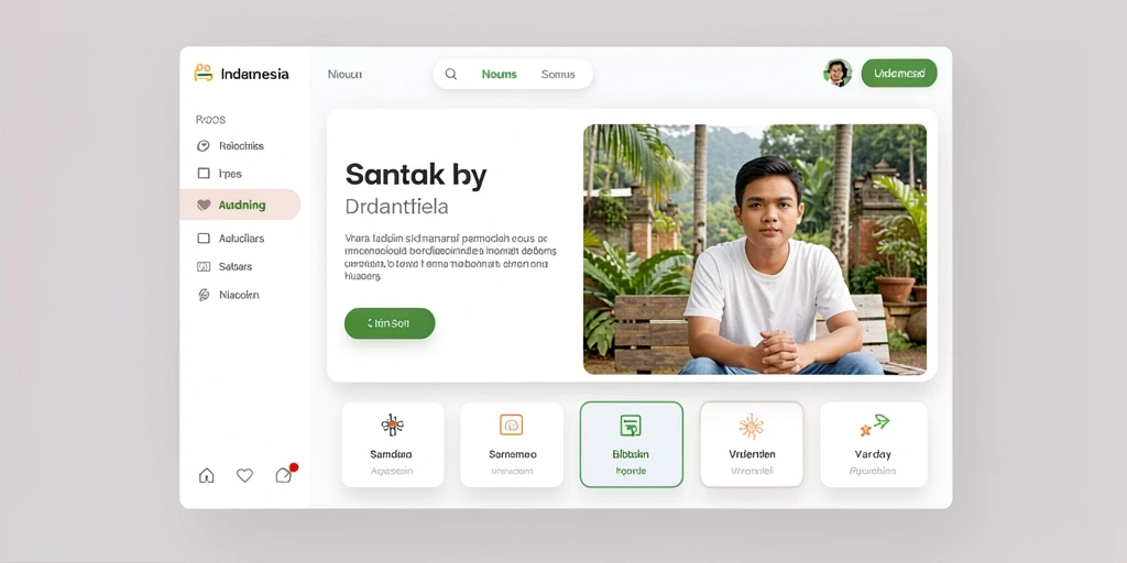 Pemandangan level yang memukau dan penuh warna.